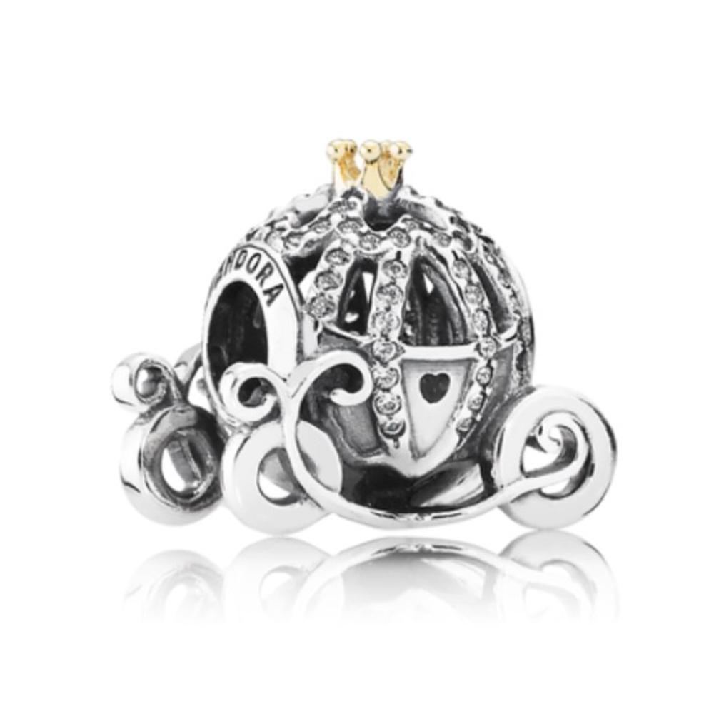 Authentic Pandora Pumpkin Coach Charm